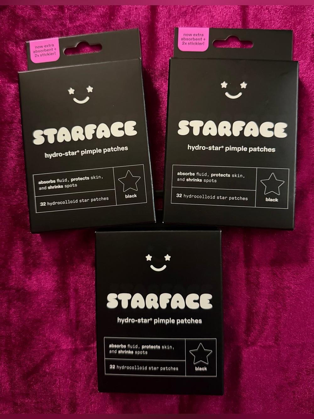 Starface Hydro-Star Black Pimple Patches – 32 Star Patches